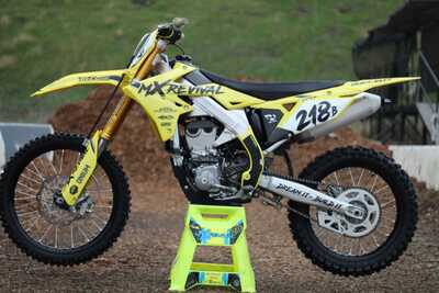 DeCal Works Deam It-Build It Edition MX Revival Suzuki RM and RMZ Yellow and Black Officially Licensed Graphics