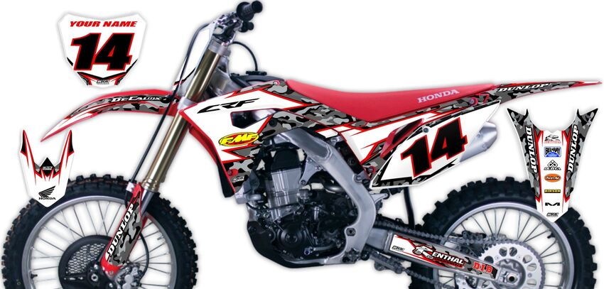 Decal Works Ready Made Complete T Series Dirt Bike Graphics