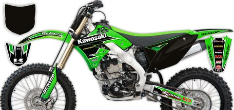 Ready Made Full Graphics Kit Kawasaki KX250F 2009 T-11 Series