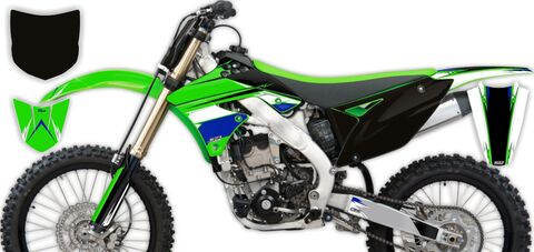 Semi Custom Full Graphics Kit Kawasaki KX250F 2009 T-15 Series