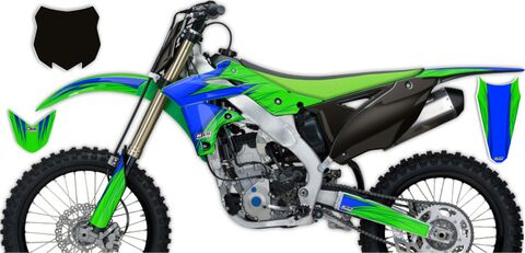 Semi Custom Full Graphics Kit Kawasaki KX250F 2013 T-9 Series