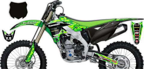 Ready Made Full Graphics Kit Kawasaki KX250F 2013 Traditional Camo Series