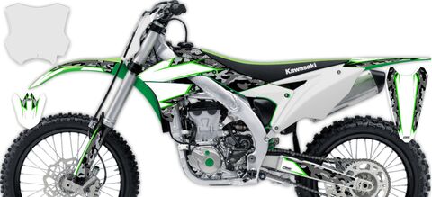 Semi Custom Full Graphics Kit Kawasaki KX450F 2016 Traditional Camo Series