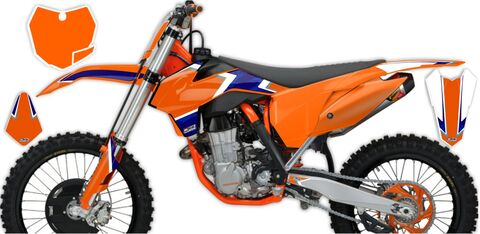 Semi Custom Full Graphics Kit KTM SXF450 2013 T-17 Series