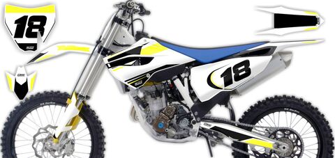 Semi Custom Complete Graphics Kit Husqvarna FC250 2014 Husqvarna Factory Series 18