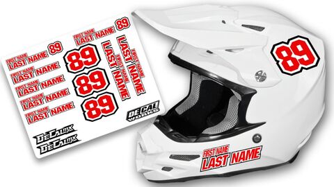 Custom Helmet Decal Kit