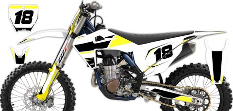 Semi Custom Complete Graphics Kit Husqvarna FC450 2019 Husqvarna Factory Series 18