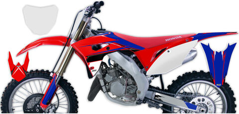 Semi Custom Full Graphics Kit 2002 Honda CR125 (2 Stroke) [Polisport Restyled Plastic Kit] T-15 Series