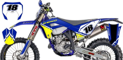 Semi Custom Complete Graphics Kit 2022 Sherco T-18 Series