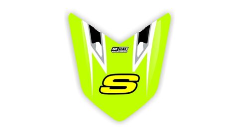 Front Fender Graphics Kit for Yamaha YZF Dirt Bike