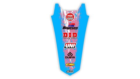 Rear Fender decal for KTM SXF dirt bike