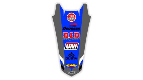 Rear Fender decal for KTM SX dirt bike