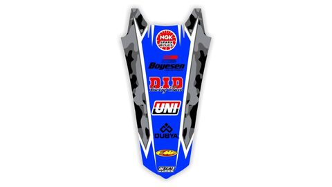 Rear Fender decal for Honda CRF/CR dirt bike