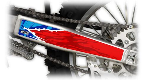 Dirt Bike Swingarm Decal - T-10 Series