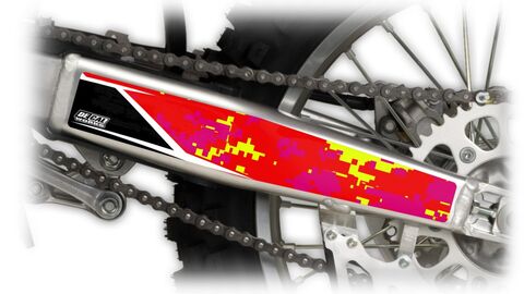 Dirt Bike Swingarm Decal - Digital Camo Series