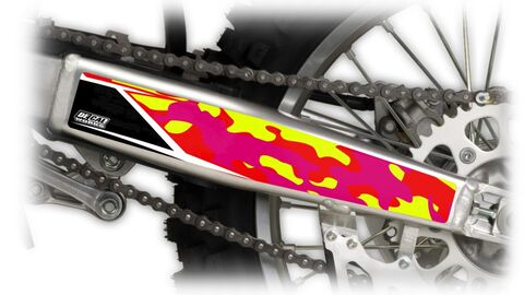 Dirt Bike Swingarm Decal - Traditional Camo Series