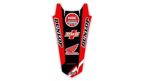 Rear Fender decal for Honda CRF dirt bike