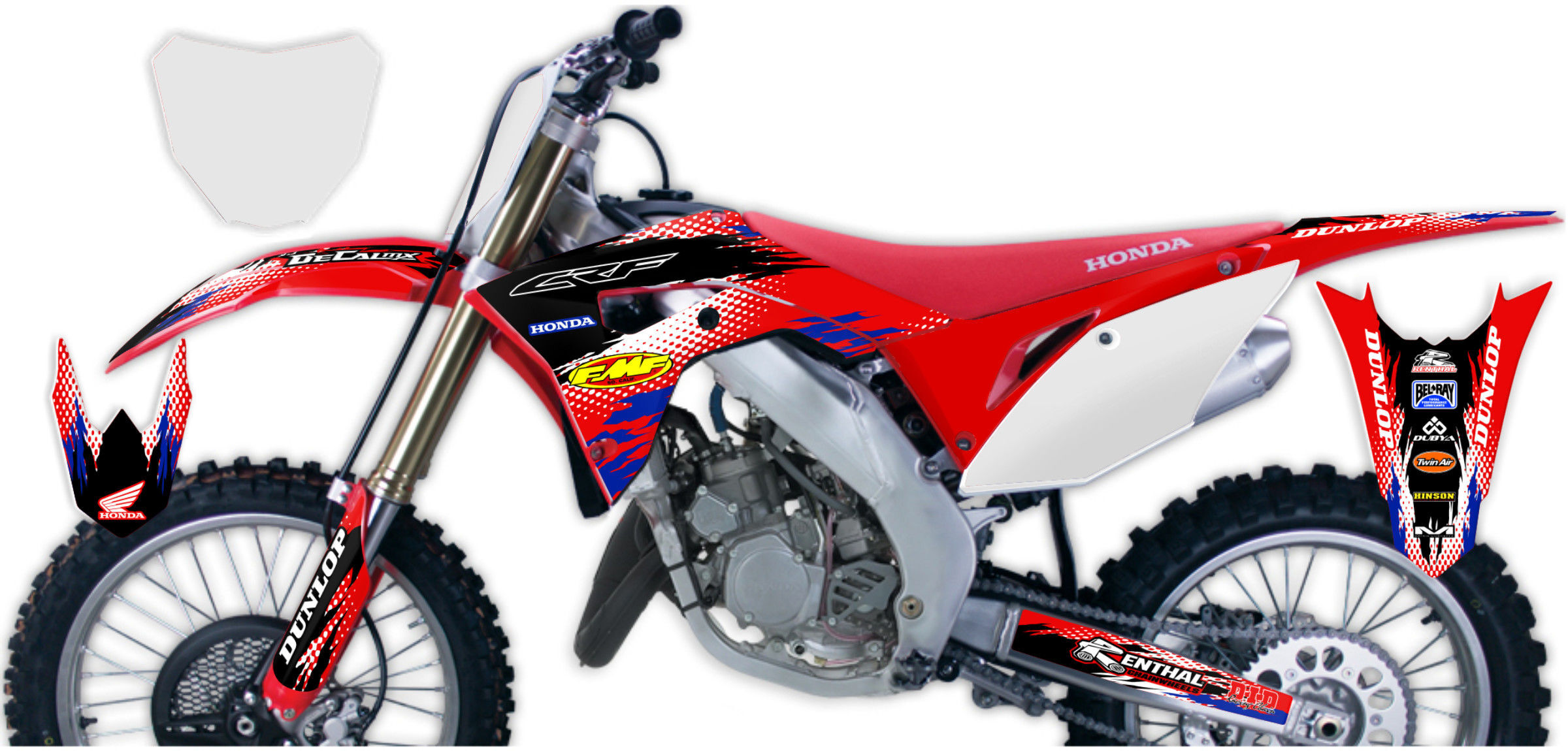 Honda cr125r пластик