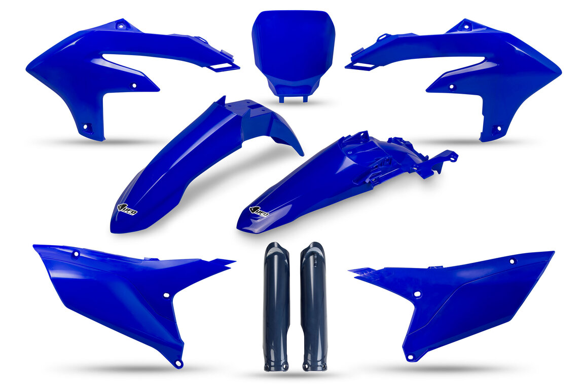 UFO Blue w/ Forks Plastic Kit for 23-25 Yamaha YZ250F, YZ450F