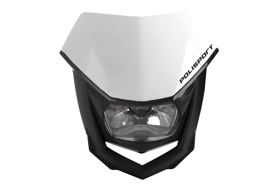 Polisport Black Halo Headlight Front Plate for 00-24 Suzuki DR-Z400