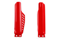 UFO Red Lower Fork Guards for 03-25 Honda CR85, CRF150