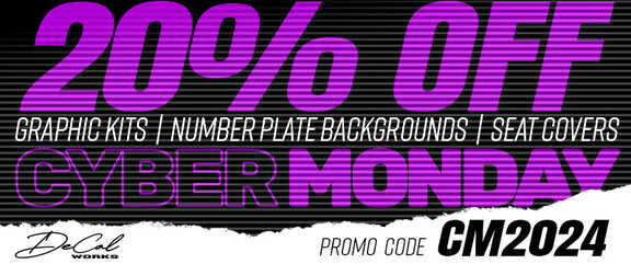 DeCal Works Cyber Monday Ends Soon, Save 20% use Promo CM2024