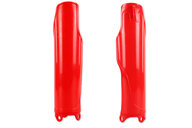 UFO Red Lower Fork Guards for 90-18 Honda CR125, CR250, CR500, CRF250, CRF450