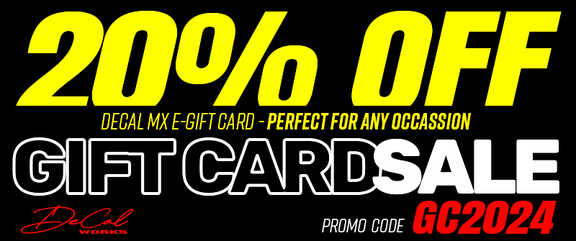 DeCal Works Gift Card Sale Ends Soon, Save 20% use Promo GC2024