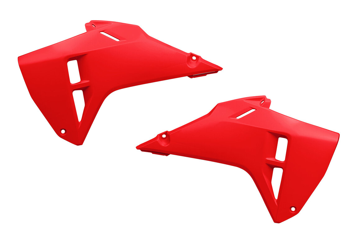 Polisport Red Radiator Shroud Set for 25 Honda CRF250, CRF450