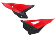 Polisport Red / Black Side Number Plates for 25 Honda CRF250, CRF450