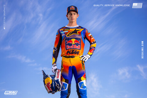 DeCal Works is a proud sponsor of the 2025 Red Bull KTM Factory Racing Teams Chase Sexton