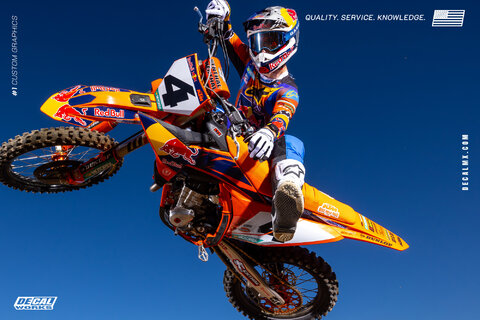 DeCal Works is a proud sponsor of the 2025 Red Bull KTM Factory Racing Teams Chase Sexton action image 2