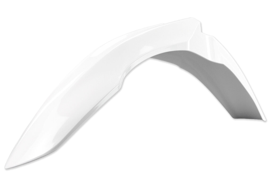 Polisport White Front Fender for 09-13 Honda CRF250, CRF450