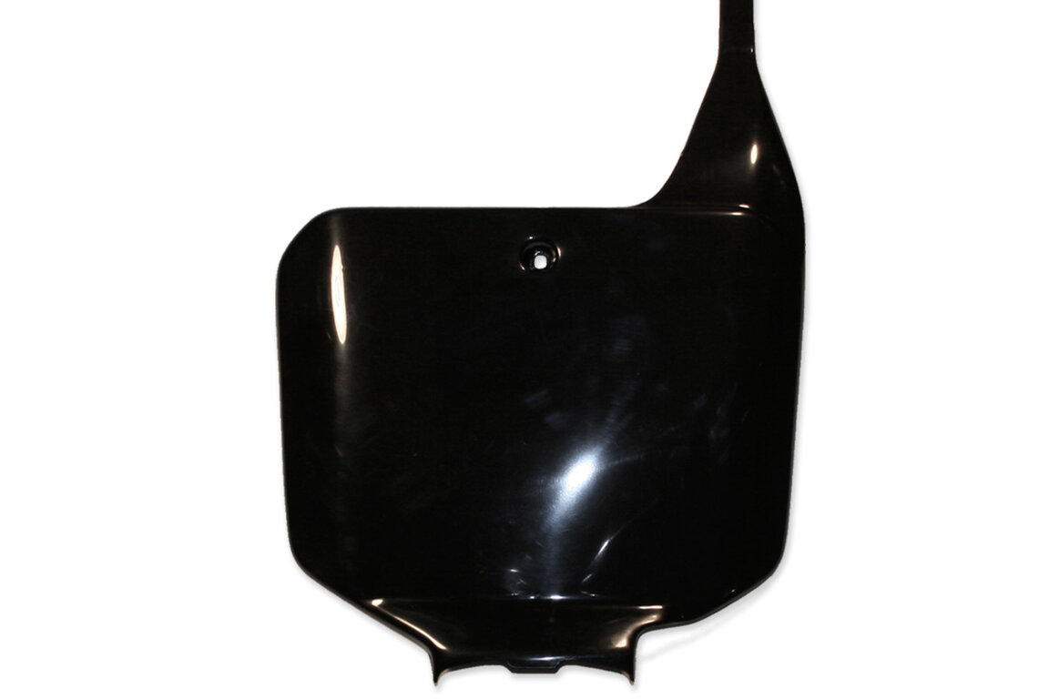 UFO Black Front Number Plate for 95-01 Honda CR125, CR250, CR500