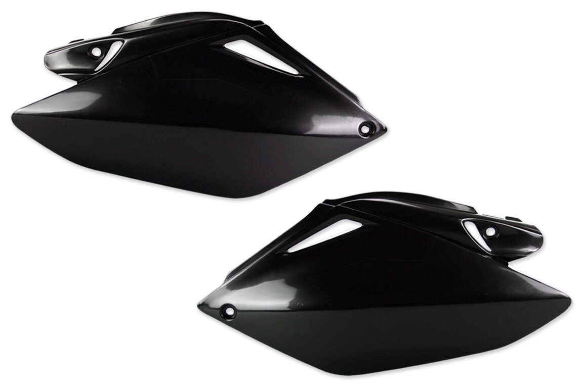 UFO Black Side Number Plates for 06-09 Honda CRF250