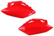 UFO Red Side Number Plates for 05-06 Honda CRF450