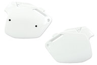 UFO White Side Number Plates for 90-01 Honda CR125, CR250, CR500