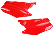 UFO Red Side Number Plates for 00-01 Honda CR125, CR250