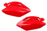 UFO Red Side Number Plates for 04-05 Honda CRF250