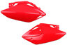 UFO Red Side Number Plates for 05-17 Honda CRF450