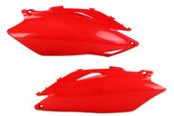 UFO Red Side Number Plates for 11-13 Honda CRF250, CRF450