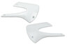 UFO White Radiator Shroud Set for 01-13 Kawasaki KX100, KX85