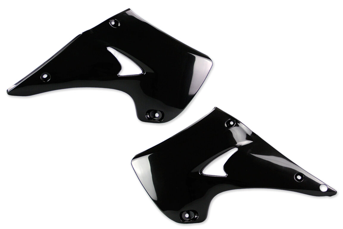 Acerbis Black Radiator Shroud Set for 03-07 Kawasaki KX