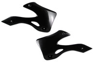 UFO Black Radiator Shroud Set for 99-02 Kawasaki KX