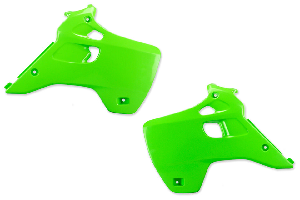 UFO Green Radiator Shroud Set for 92-93 Kawasaki KX