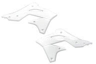 Polisport White Radiator Shroud Set for 13-16 Kawasaki KX250F