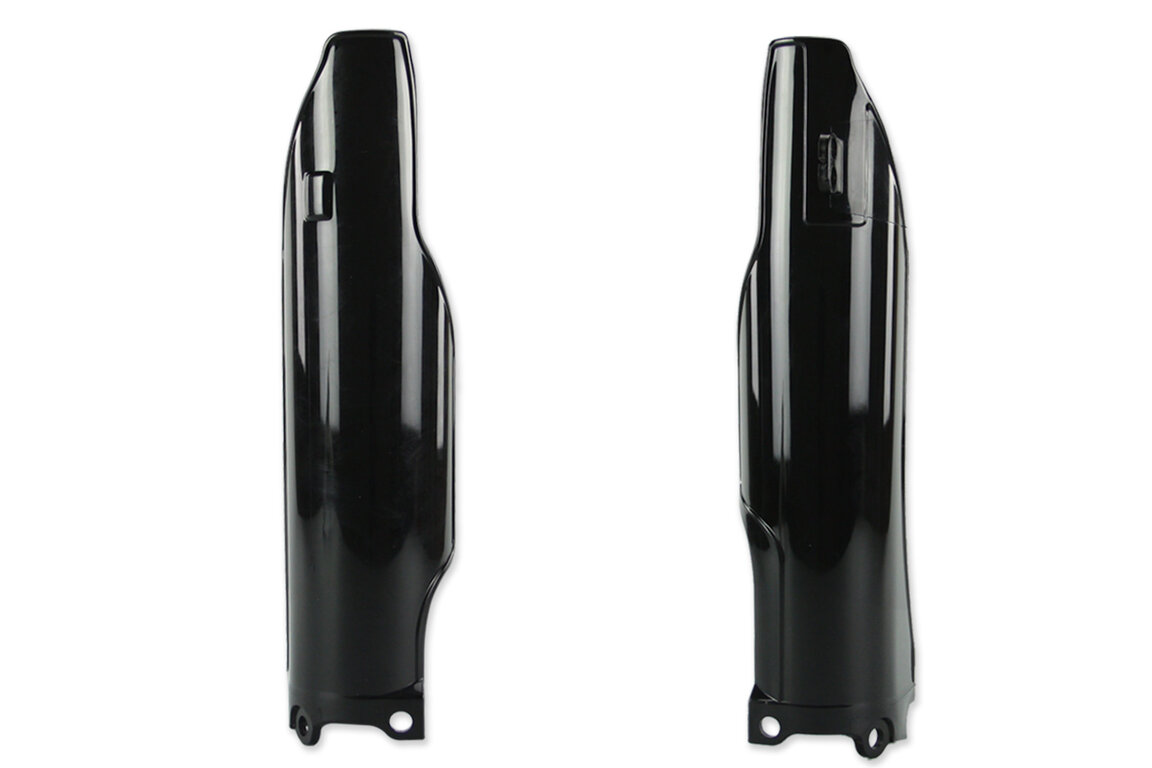 Polisport Black Lower Fork Guards for 06-08 Kawasaki KX, KX250F, KX450F