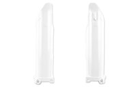 Polisport White Lower Fork Guards for 09-25 Kawasaki KLX, KX250F, KX450F