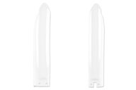 Polisport White Lower Fork Guards for 92-04 Kawasaki KX