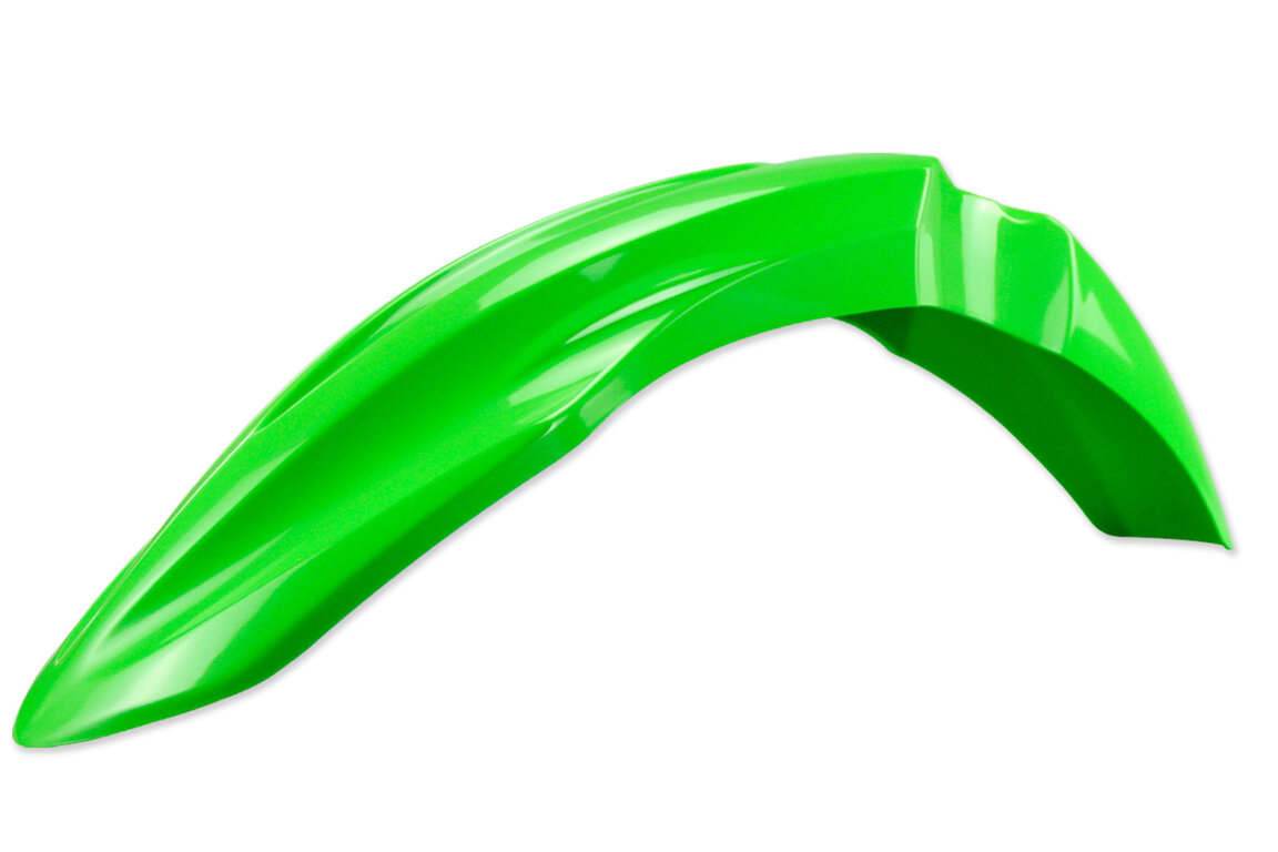 Polisport Green Front Fender for 13-16 Kawasaki KX250F, KX450F